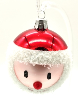 Tree ball with Santa Claus head